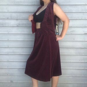 NWT vtg 70's Panther 2 Piece Skirt Suit